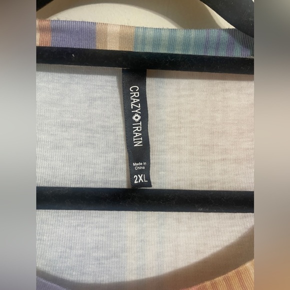 Crazy Train Pastel Colorful Drawstring Waist Aztec Dress - Picture 3 of 7